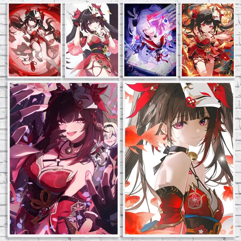 Anime H-Honkai Star Rail Sparkle Poster High-Quality Canvas Wall Mural Crease-Free For Living Room Bedroom Interiors
