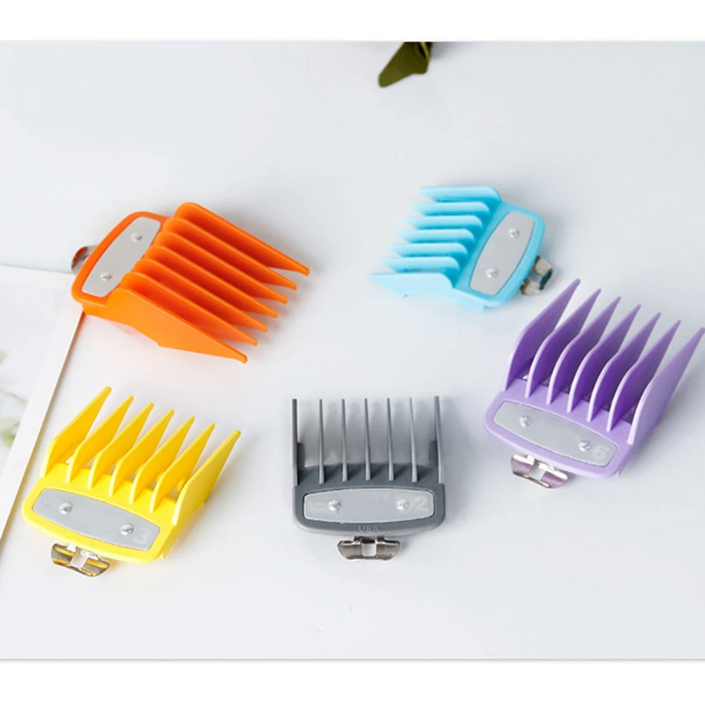 10PCS Clipper Guards for Wahl Clipper, Colored Hair Clipper Cutting Guides with Metal Clip From 1/16 Inch to 1 Inch