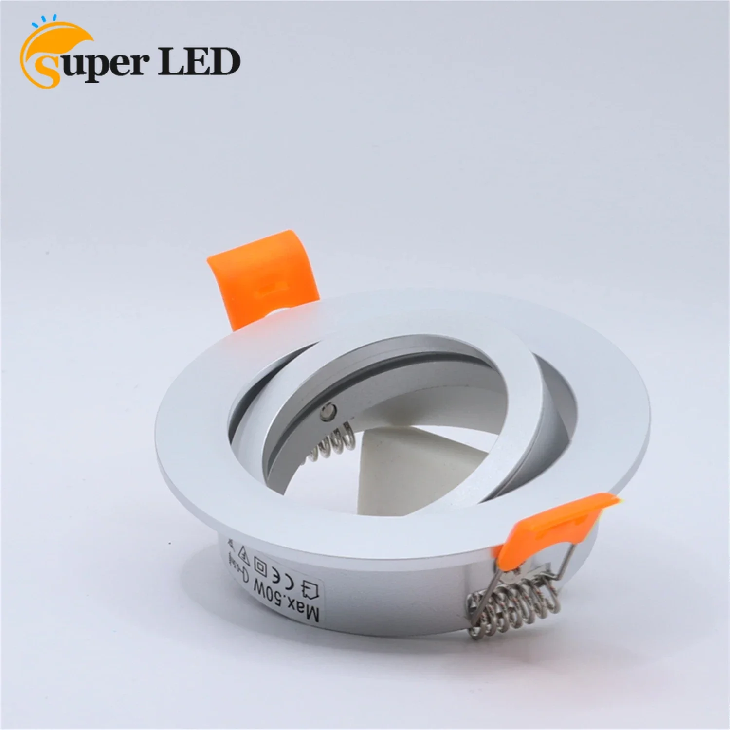 Aluminum Gu10 Cut Hole 65mm Lamp Downlights Flush Mount Light Ceiling Die-Cast Aluminum Round Square Ceiling Lights