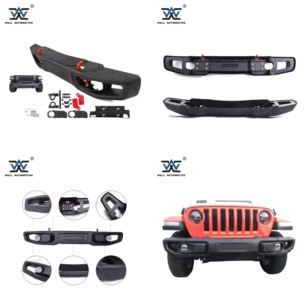 

WAP01 10th Anniversary Front Rear Steel Bumper Guard Bull Bar for Jeep Wrangler JL JK 2018 Accessories