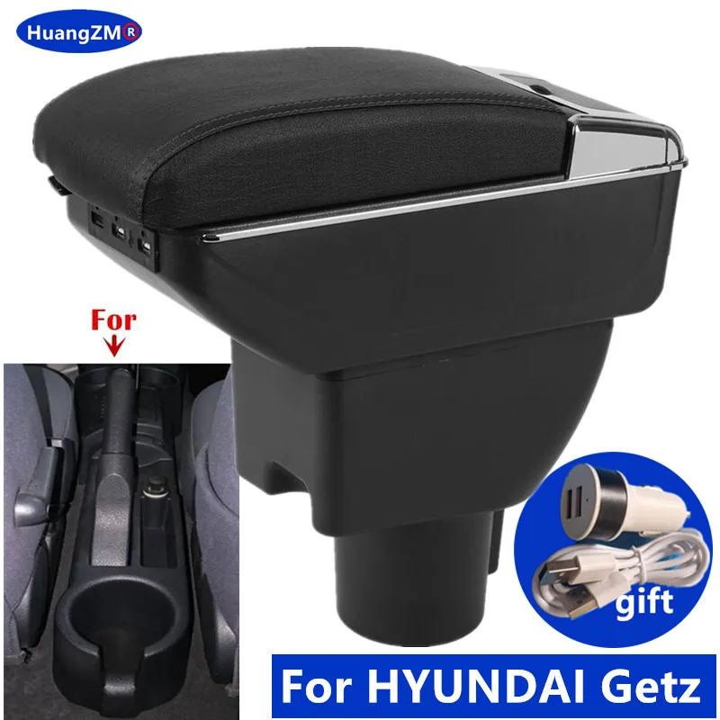 Für Hyundai Getz Armlehne box Für Hyundai Getz Auto armlehne box Zentrale lagerung Box Innen gewidmet Retrofit Auto Zubehör