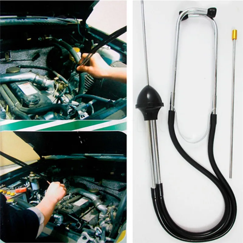 Outil de diagnostic de stéthoscope d'intervalles de voiture, testeur de bruit, détecteur automatique, appareil de diagnostic de son anormal, intervalles de moteur