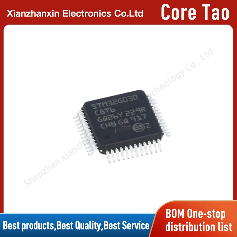 

5PCS/LOT STM32G030C8T6 STM32G030 030C8T6 LQFP48 32-bit microcontrollers