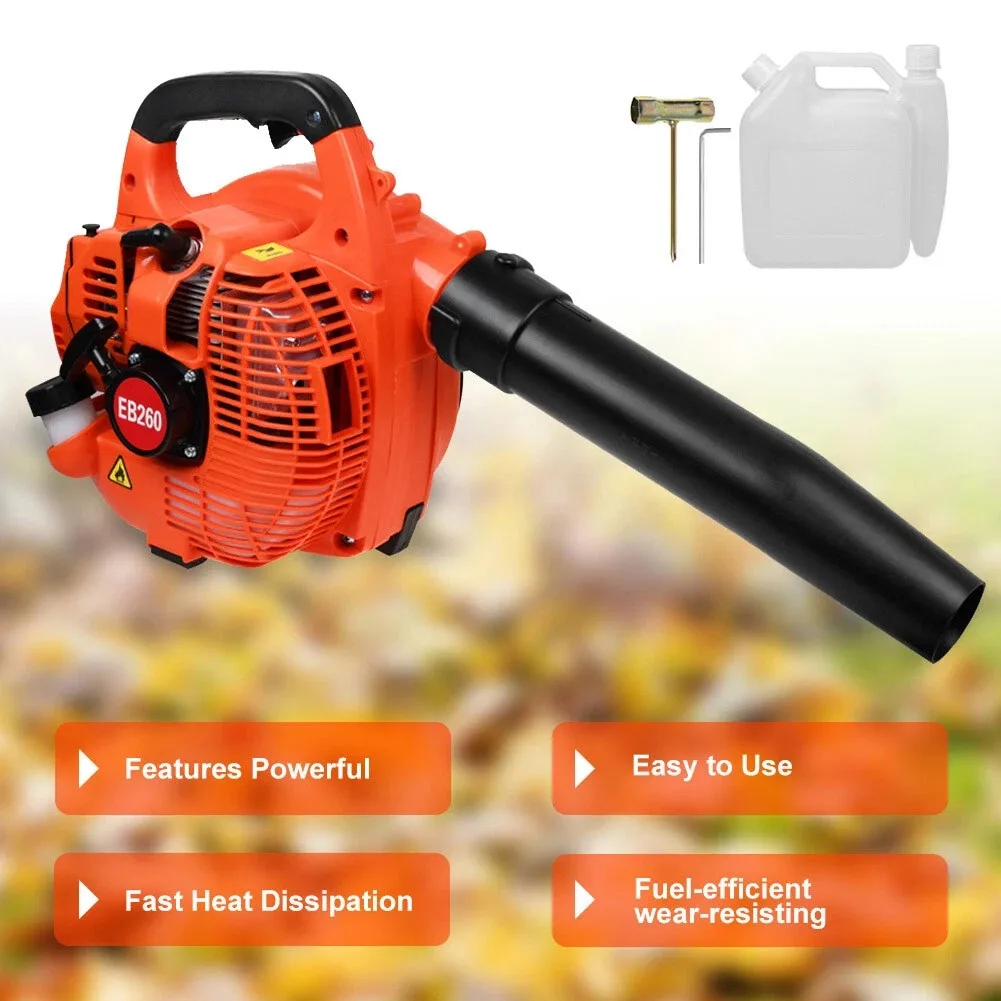 Soplador de Hojas de Gasolina 26 cc – 1 HP y 250 km/h
