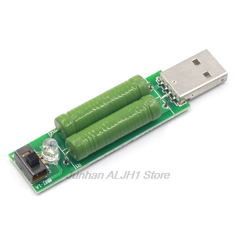 USB Charger Capacity Tester Power Meter Voltage Current Text Voltmeter with Load Resistance F1