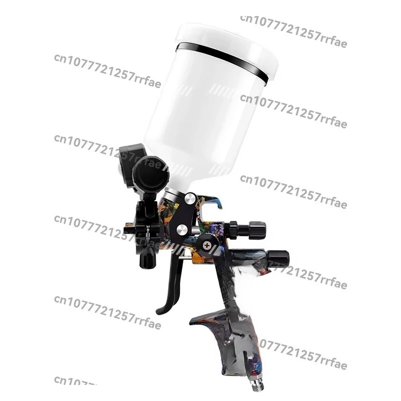 5800 pneumatic spray 600ml can version with paint lamp, suitable for automotive interior painting