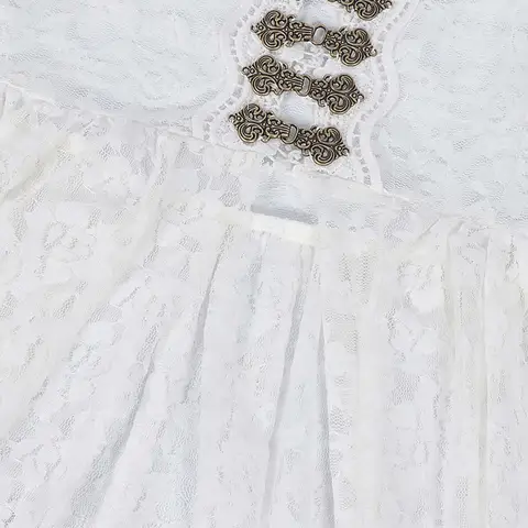 8 best sales vit viktoriansk klänning - №7
