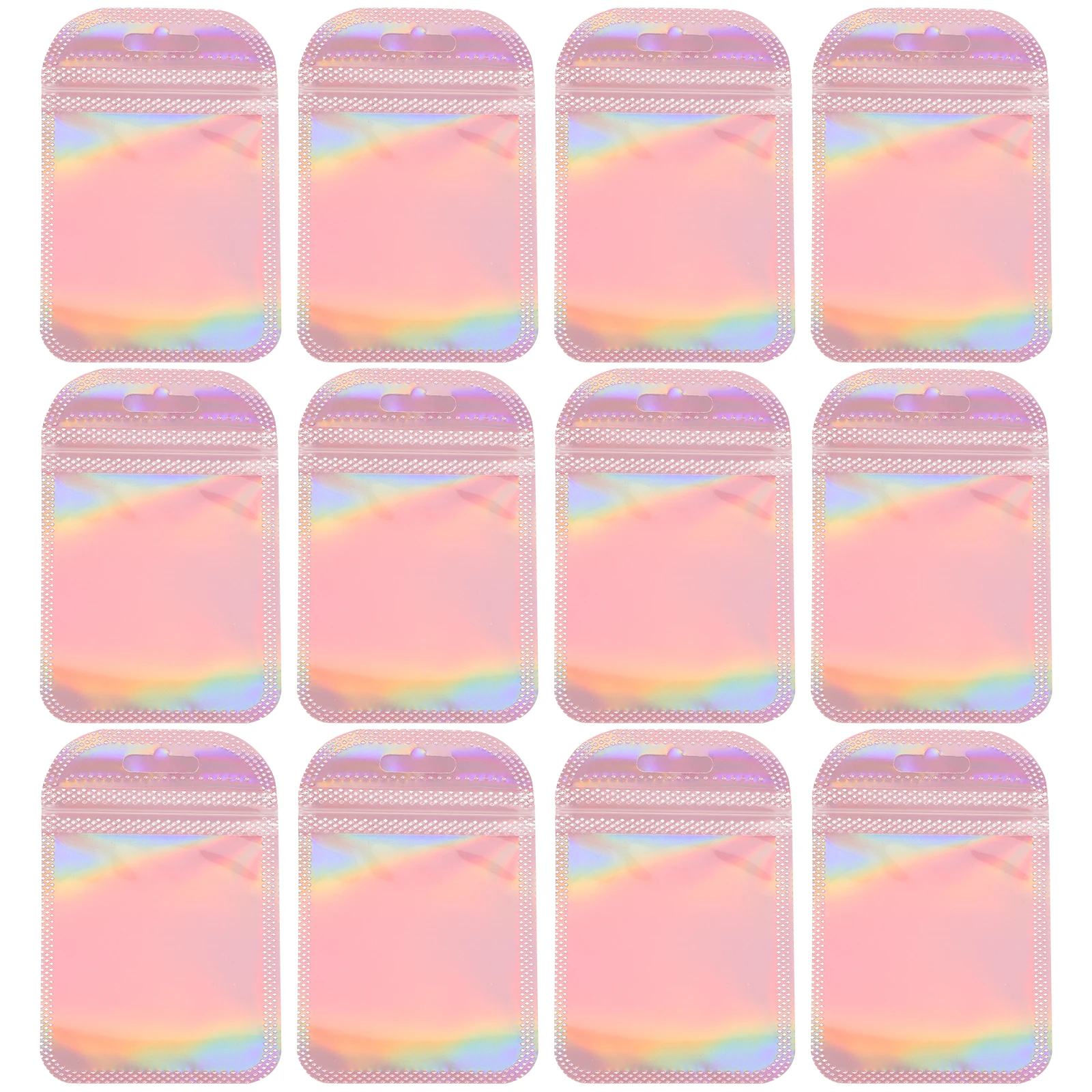 

50 Pcs Jewelry Packaging Bags 6 5x10cm Self Seal Resealable Waterproof Small Storage Pouches for Necklaces Earrings