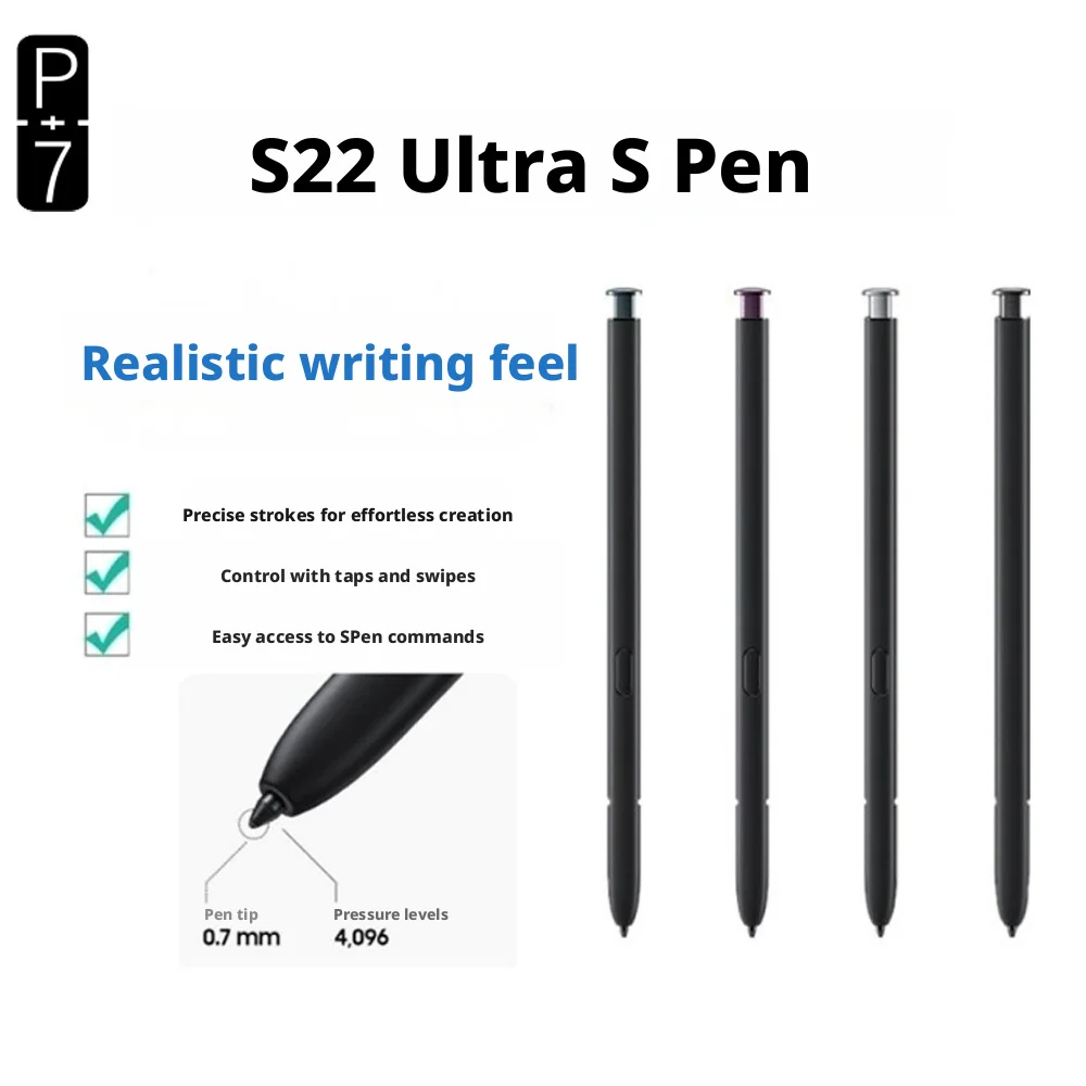 P+7 Stylus Pen For Samsung Galaxy S22Ultra Stylus SPen  S22U Pen Touch Screen Pen Without Bluetooth