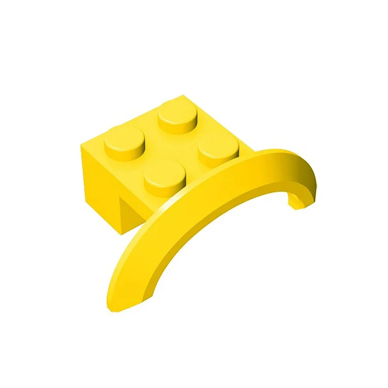 50 Stück Kotflügel 98282 4x2 1/2x1 Baustein-Set Bogenförmige Fahrzeugbausteine Partikel-Puzzle Ideenspielzeug Geschenke für Kinder – Detail 6