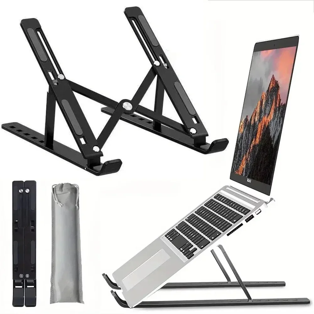 Portable Laptop Stand Aluminum Notebook Docking Station Computer Bracket for Macbook Computer Accessories Foldable Laptop Holder