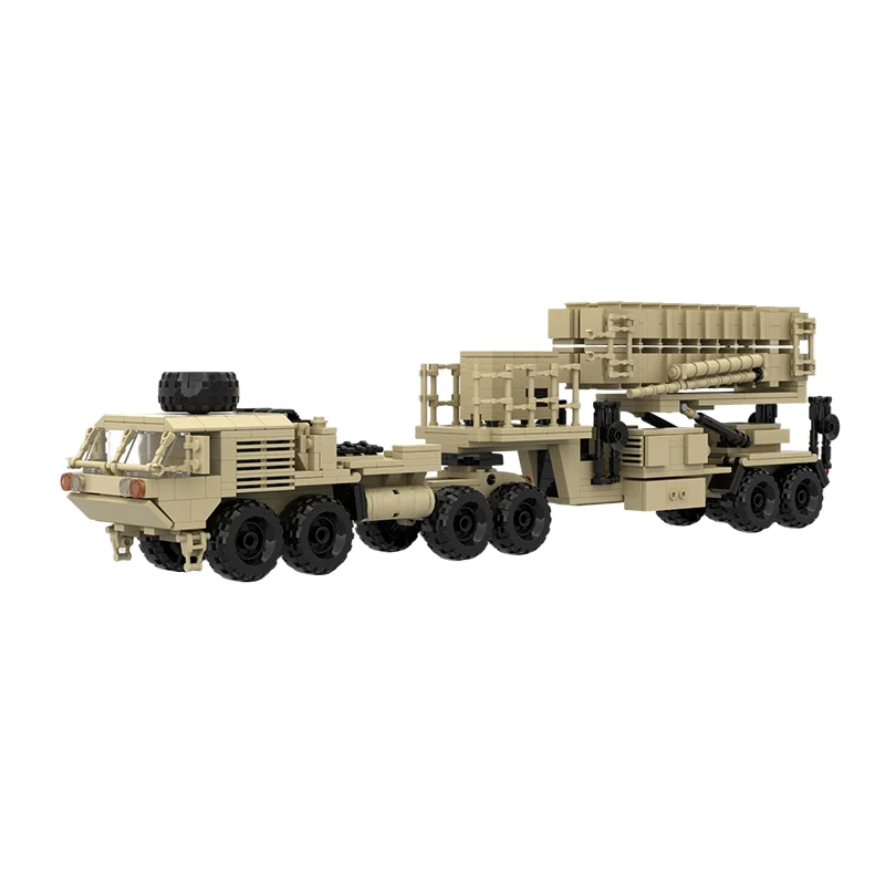 PAC-3 Missile Defense System Model MOC Building Bricks War Equipment Modular Technology Gifts Holiday Assemble Children Toy Suit
