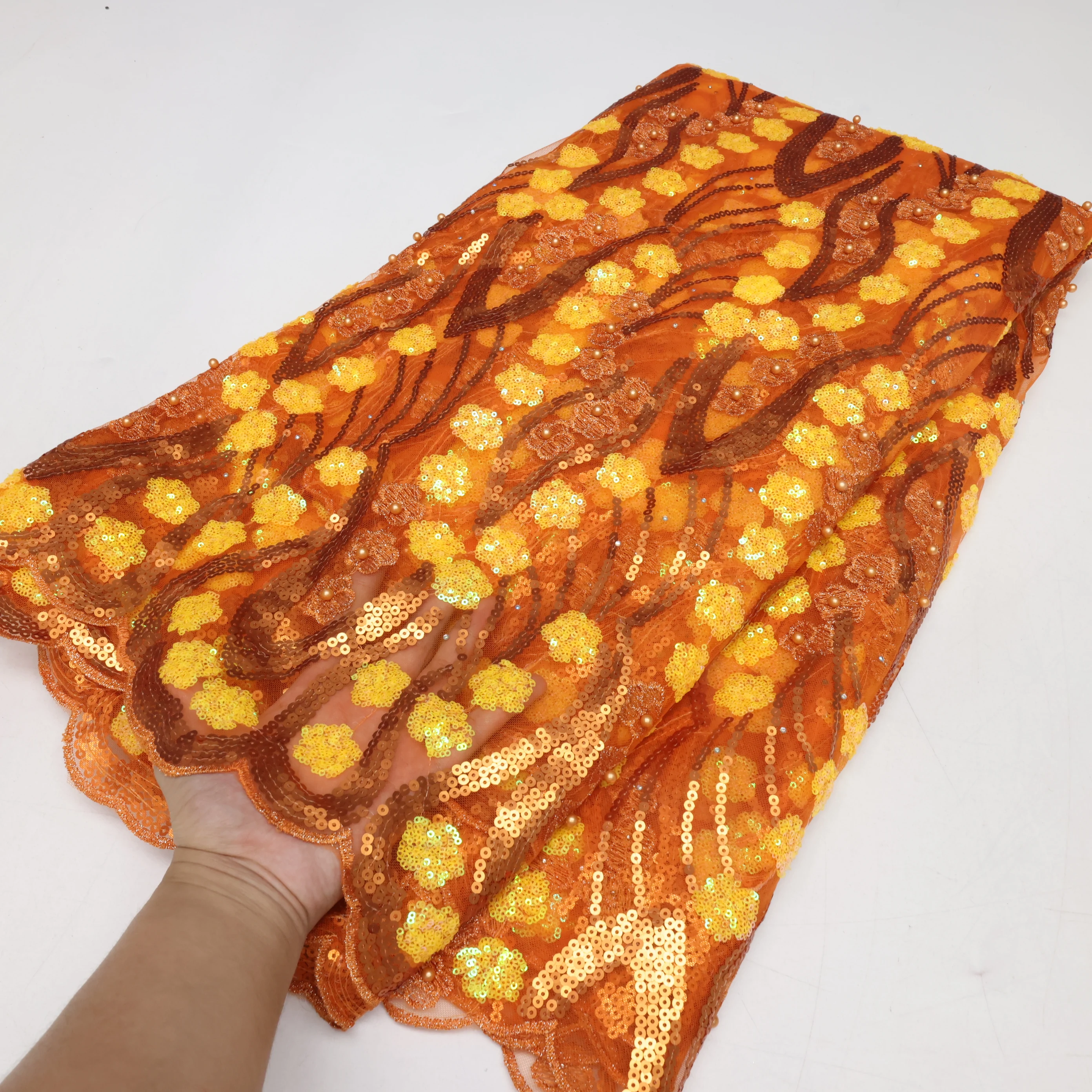 

Распродажа, модная африканская бархатная кружевная ткань, высокое качество, женская вечеринка, вышивка блестками, нигерийские кружевные материалы