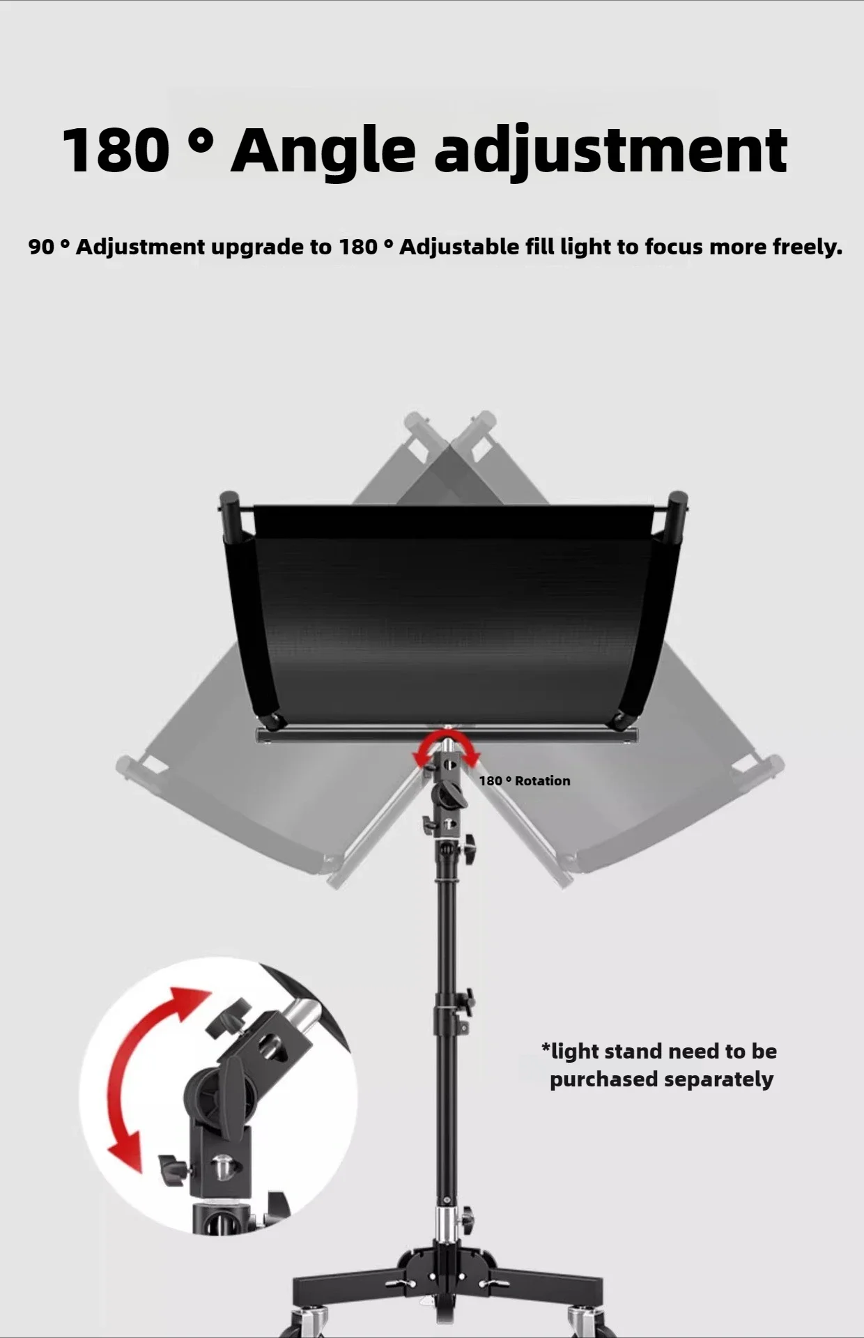 4-Color القماش U-نوع عاكس للطي - مراجعة Photography Lighting Types وسعره