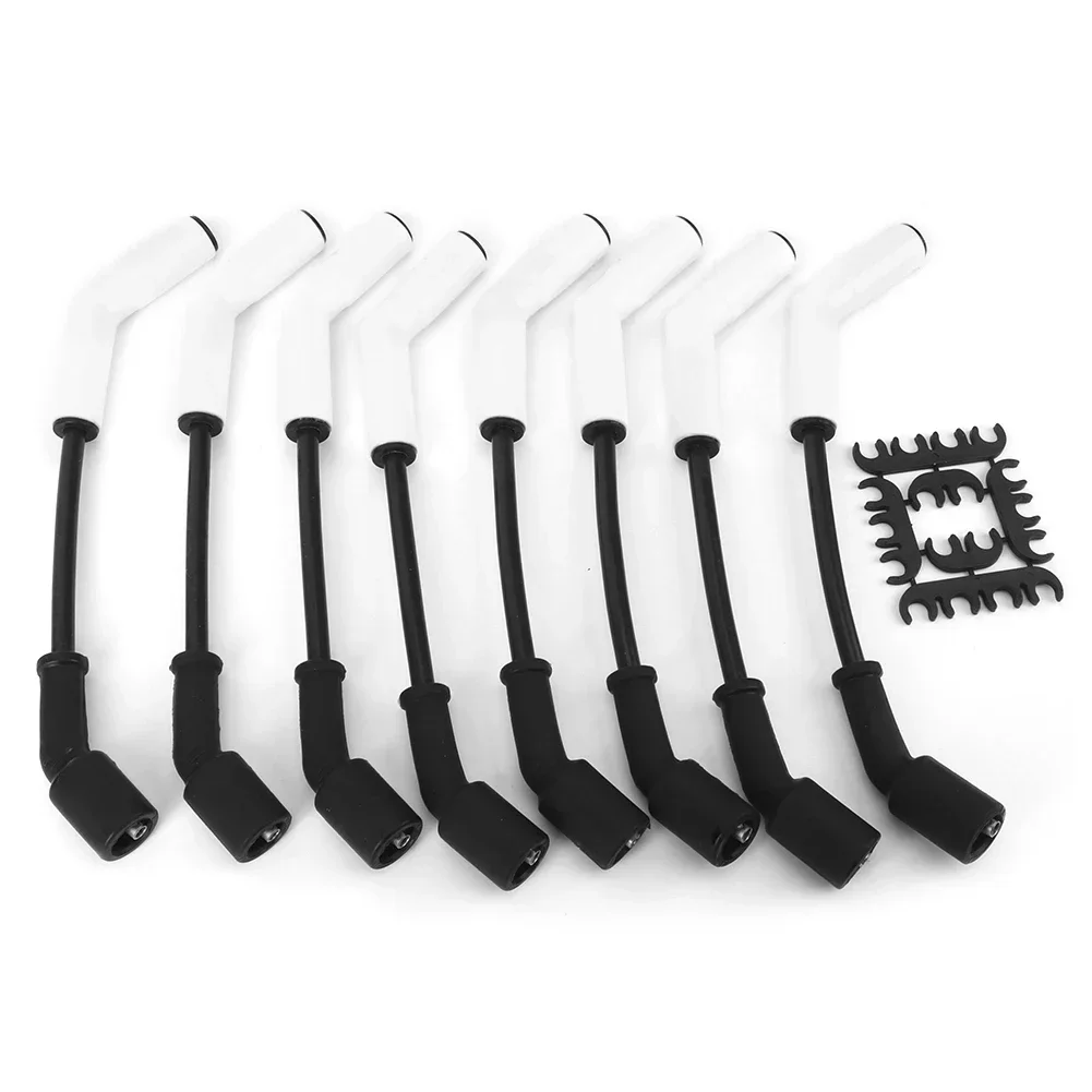 

9070C Кабель свечи зажигания Комплект кабелей зажигания Провод свечи зажигания Керамическая замена кабеля зажигания 9070C Подходит для двигателей LS/LT