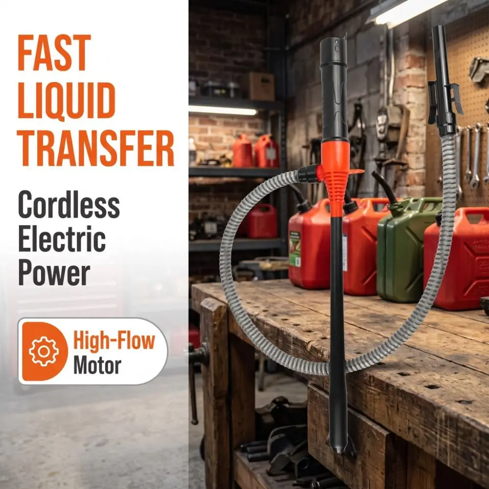 Vehicle Portable Electric Oil Pump Electric ABS Water Pump Leak-Proof Heavy Duty Fuel Transfer Pump RV
