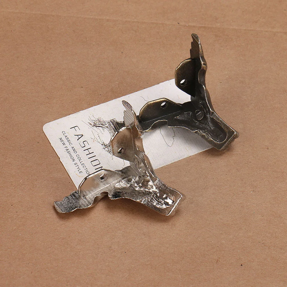 

12Pcs Alloy Decorative Legs for Furniture Wood Boxes Sofa Support Feet Jewelry Box Fixing Feet Replacement Sofa Support Legs