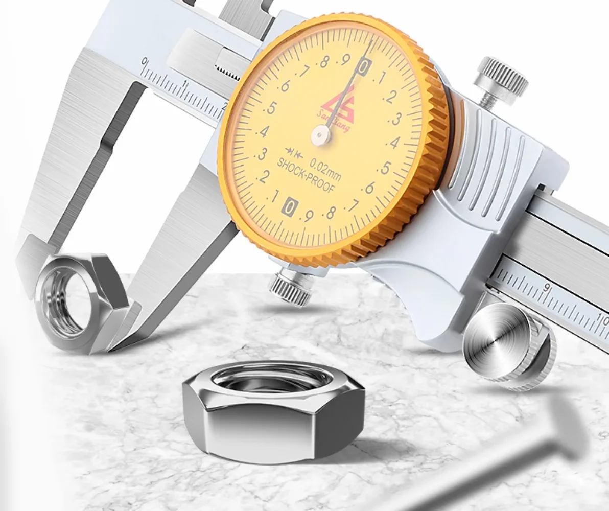 Three calipers with table 0-150-200-300mm high precision represents stainless steel vernier caliper industry