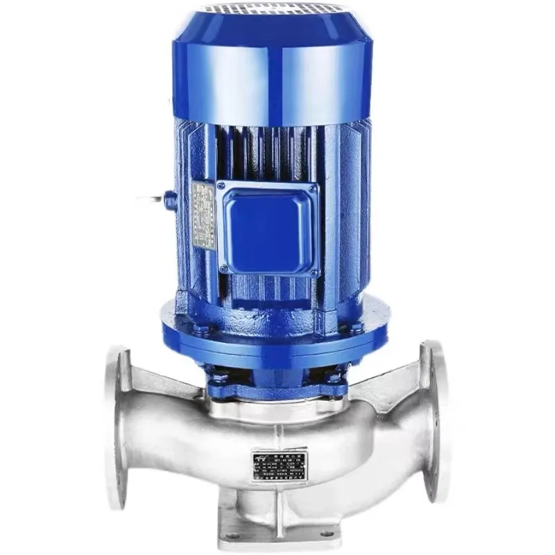 Single Stage Single Suction Vertical Pipe Centrifugal Hot Water Circulation Pump Can Be Customized