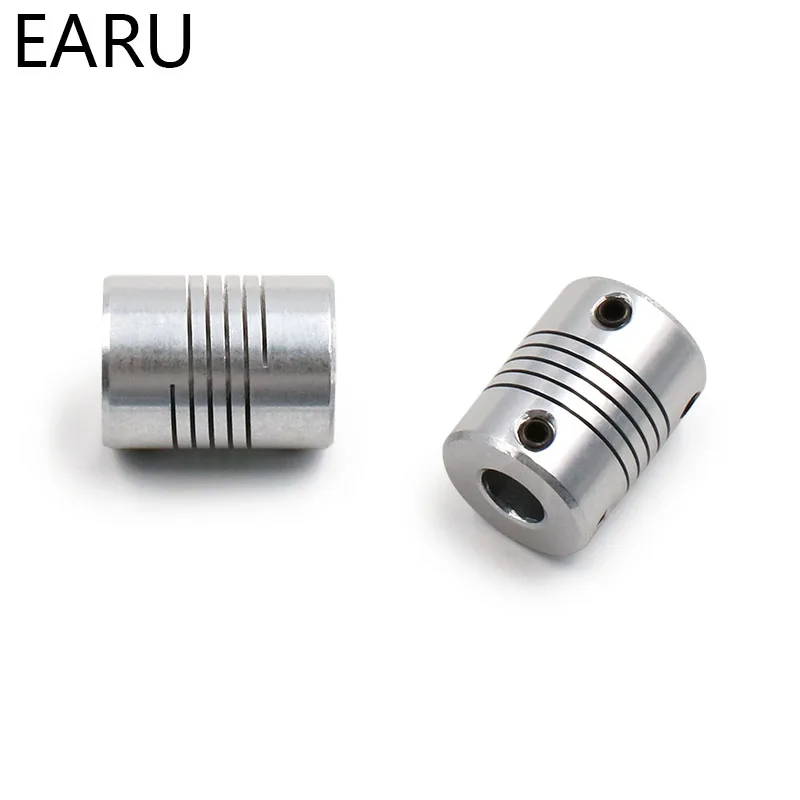 1pcs 5x8mm CNC Motor Jaw Shaft Coupler 5mm To 8mm Flexible Coupling OD 19x25mm wholesale Dropshipping 3/4/5/6/6.35/7/8/10mm