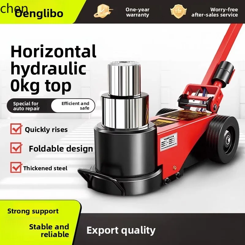 

HTT New Horizontal Pneumatic Hydraulic 80 Ton 100 Ton Pneumatic Jack Heavy Duty Auto Repair Truck Special