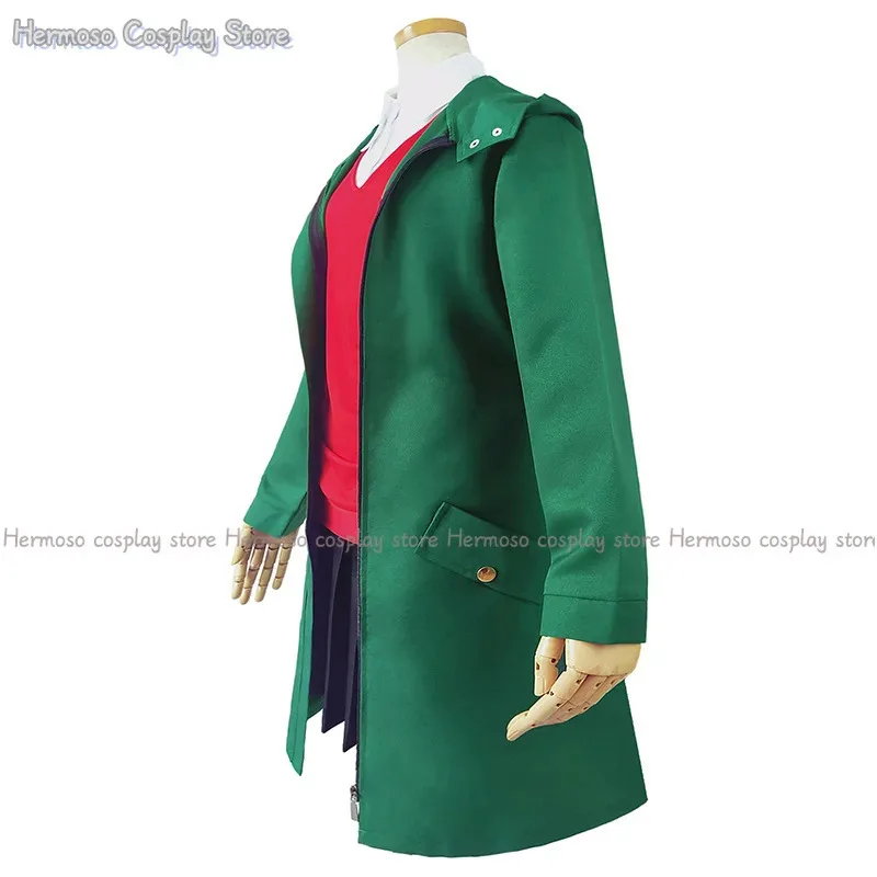 2025 11 Anime la novia del antiguo mago Hatori Chise disfraz de Cosplay Robin Halloween juego de rol abrigo camisa falda traje mujer rojo Wi