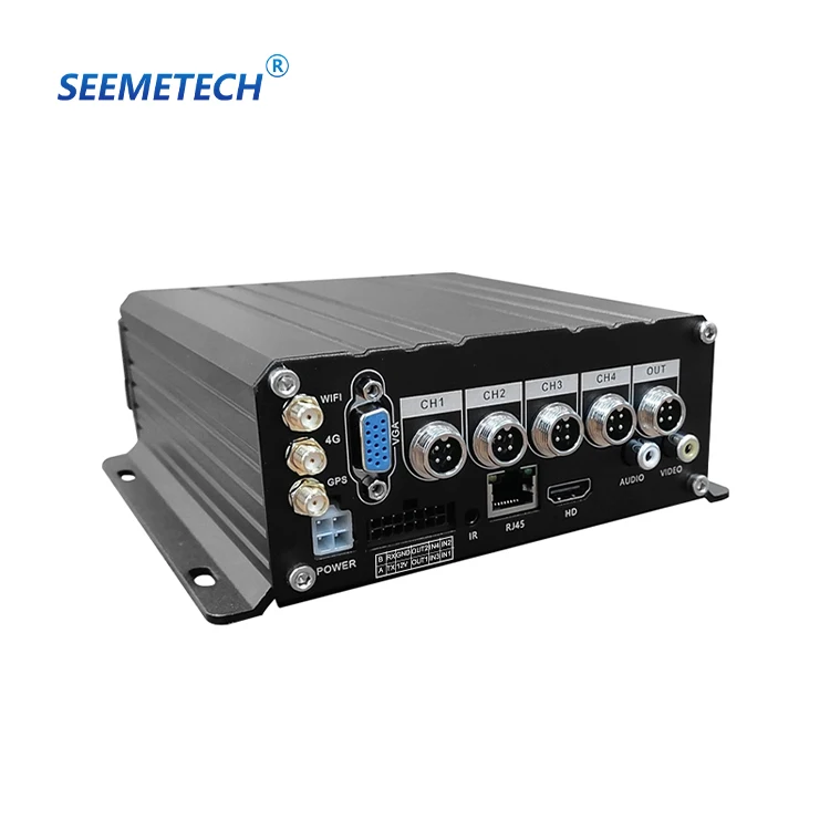 SeemeTech 4G GPS Vehicle Tracker With 1080P High Definition Professional HDD DVR Car Black Box Monitoring System