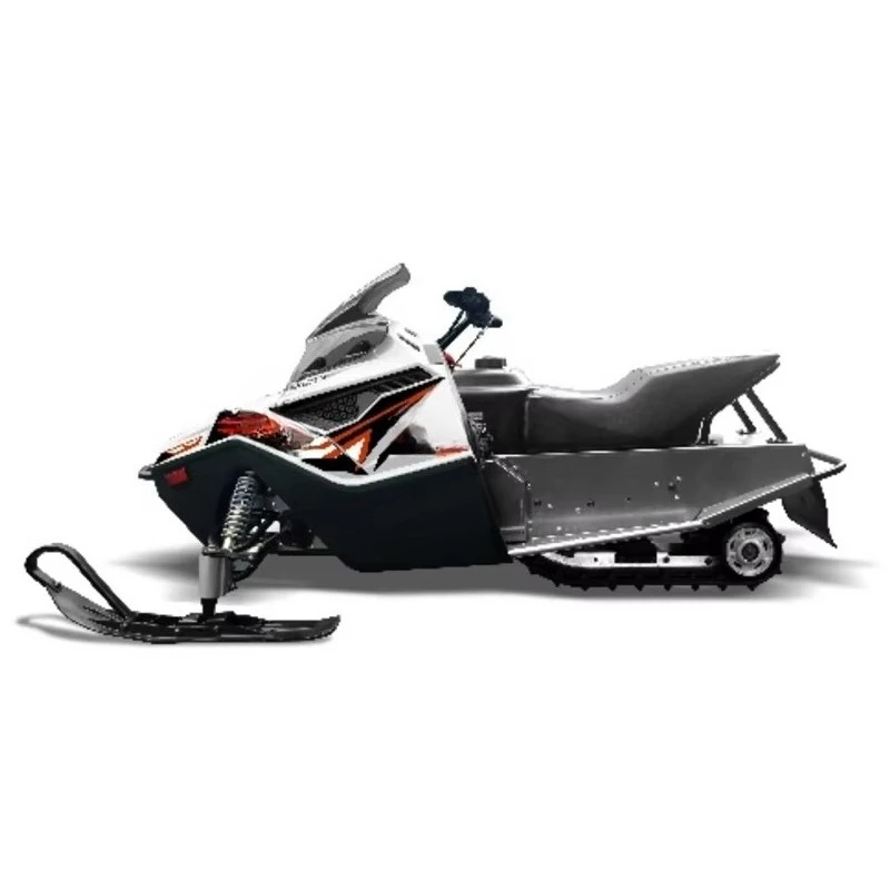 2026 98 Cc Single Cylinder Four Stroke Snowmobile Forced Air Cooled Engine Adult/Child Friendly Winter Off-Road Vehicle
