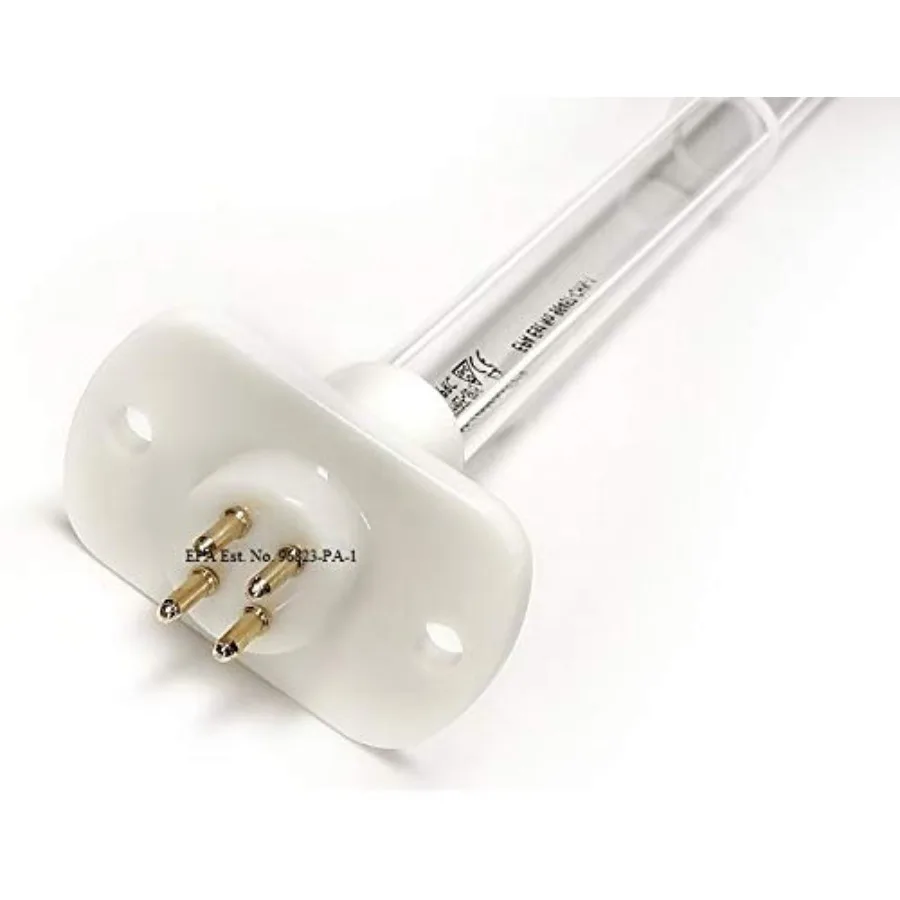 

UCP-16012 UV-C Bulb 25W 4-Pin 15" Quartz Lamp Replacement for UC18S15-24B Coil Systems 254nm High Output UV Light Premium Grade