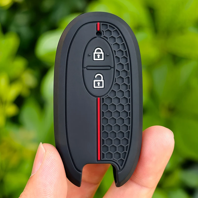 Silicone Car Remote Key Case Cover Shell For Suzuki Wagon R Every Hustler Palette Solio Alto Lapin Spacia Key Fob Protector Case