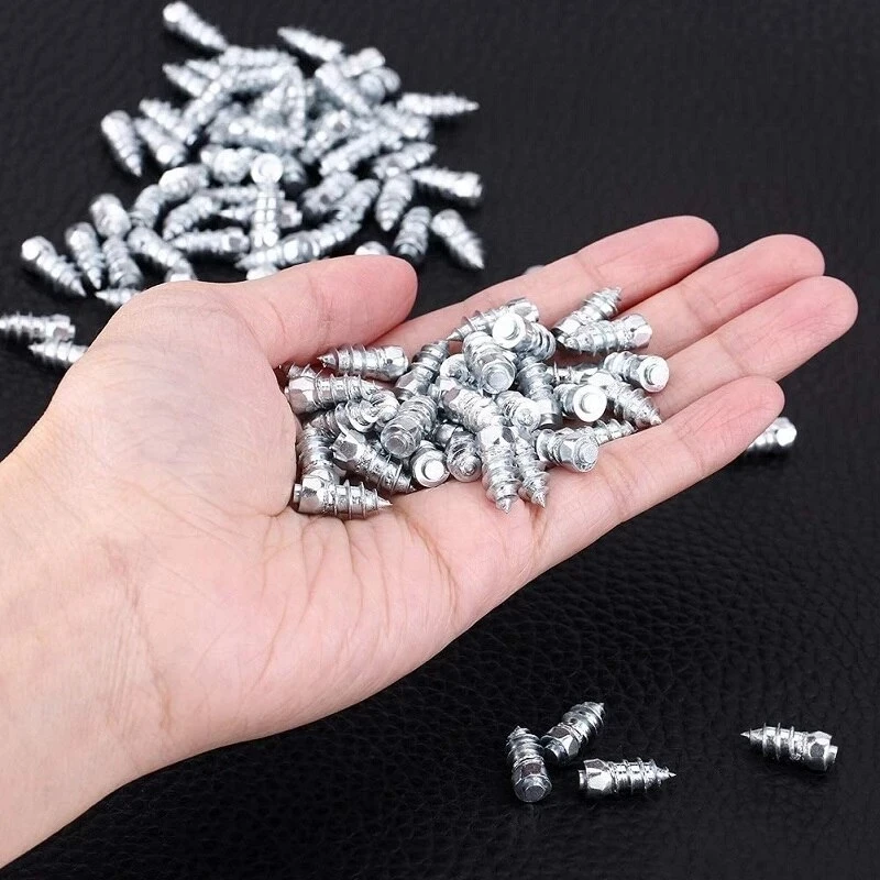 10/20/30pcs Car Tire Studs Anti-Slip Screws Nails Auto Motorcycle Bike Truck Off-road Tyre Anti-ice Spikes Snow Sole Tire Cleats