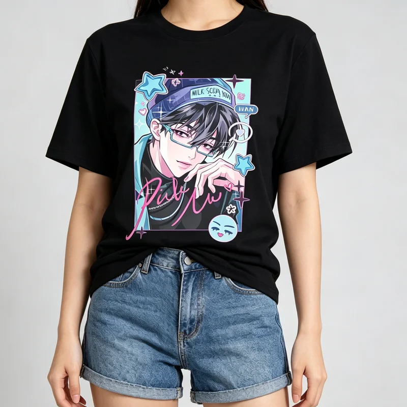 Mizi Sua Till Ivan Hyuna Luka T-Shirt Men Women Crewneck Pure Cotton T Shirts Alien Stage Short Sleeve Tees Plus Size Tops Y2k