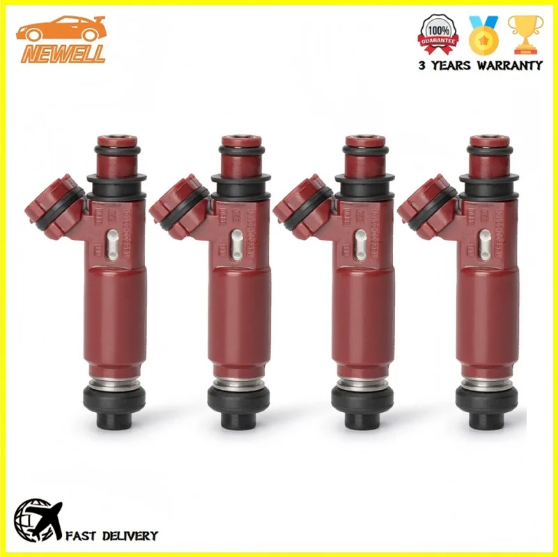 

4pcs 195500-3310 Z681-13-250 Fuel injector For Mazda Miata 1999-2000 FJ584 MAZDA 3 BK MX5 1.6L 1.8L L4 B6ZE 1955003310 Z68113250