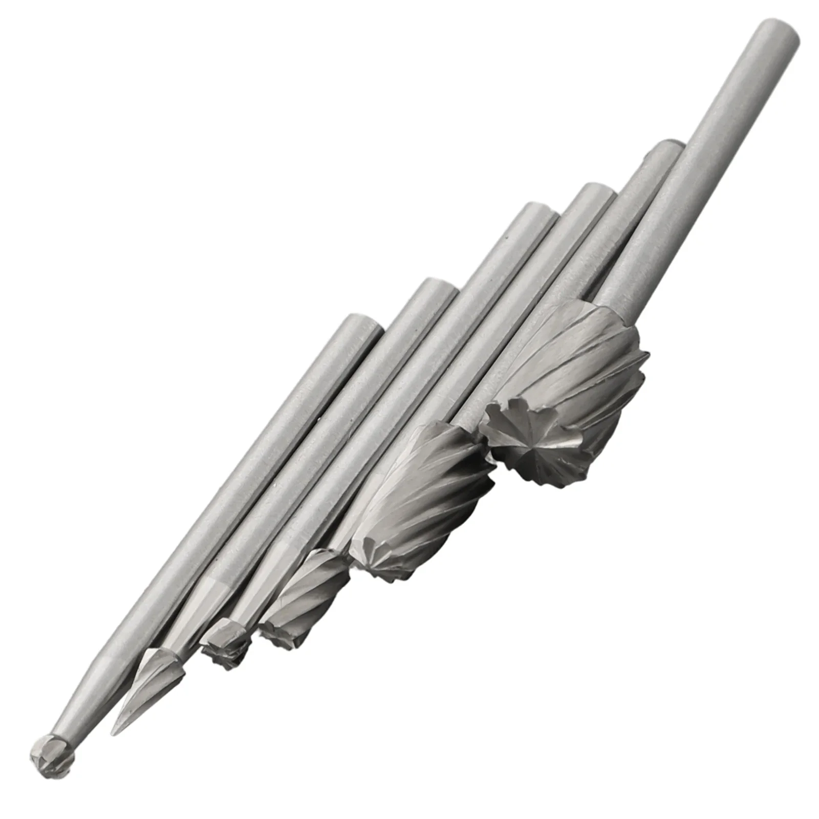 Kit mata bor Router HSS portabel, Kit mata bor putar Segitiga ukir tahan aus, Kit mata bor Router HSS