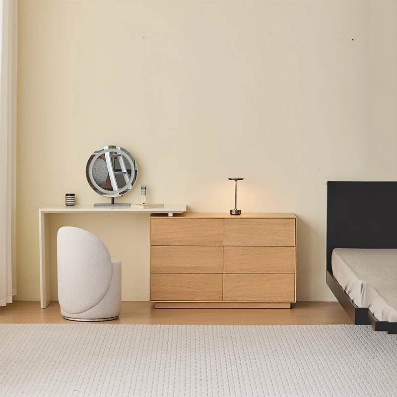 

Modern Princess Dressing Table Storage Organizer Apartment Toiletries Drawers Dressing Table Fashion Minimalist Meuble Furniture