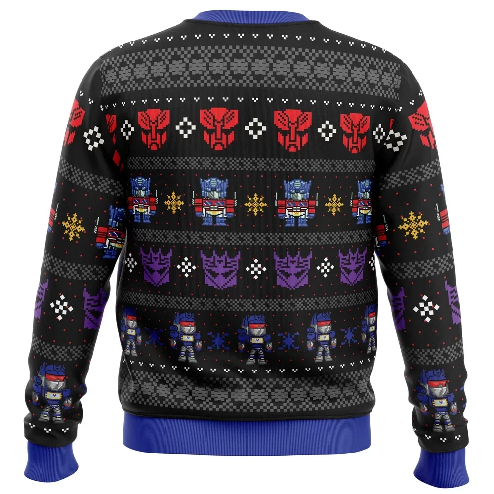 I want an ugly Christmas sweater disguised as Transformers for Christmas