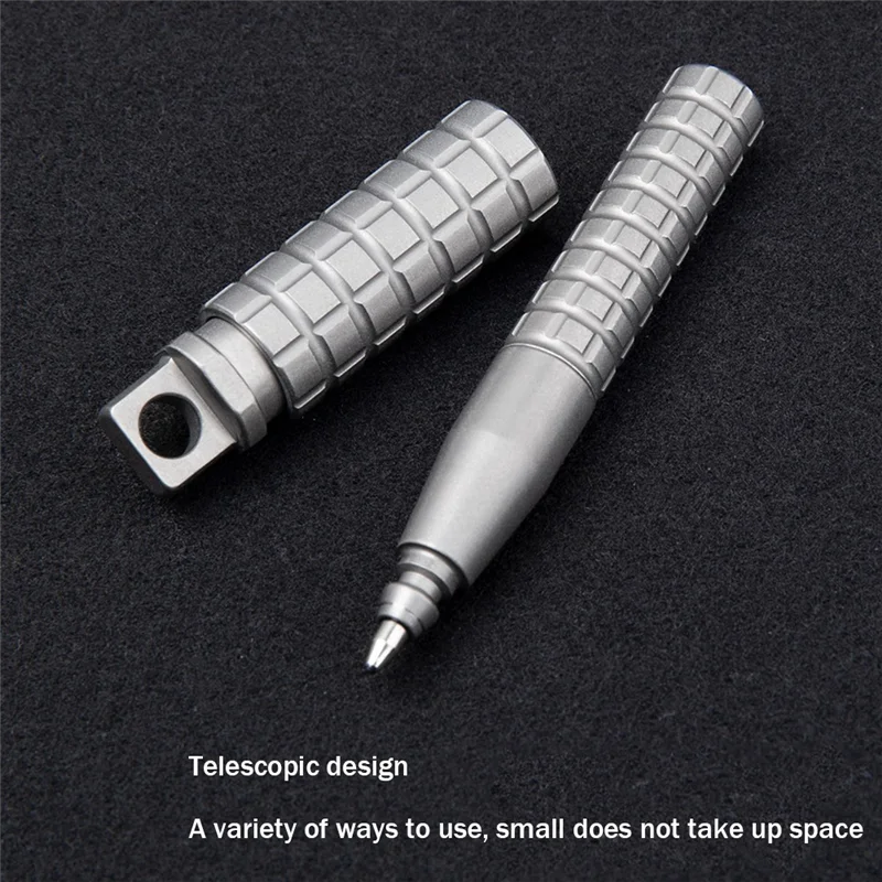 

TFORU-Multifunctional Titanium Alloy Mini Pocket Pen Key Chain Pen Portable Writing Pen