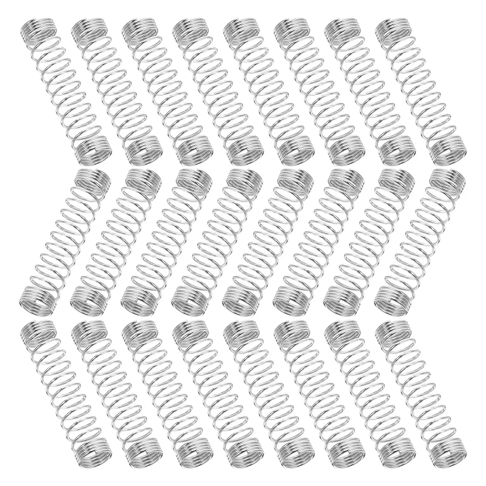 

200Pcs Pen Springs Stainless Steel Compression Ballpoint Pen Spring Replacement Wire Diameter 0.4mm Outer Diameter 4.5mm Length