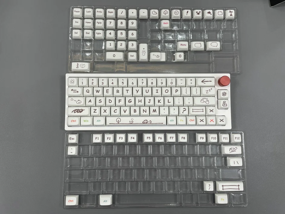 Graffiti Daydream Theme XDA Altezza 127 Adattamento per copritasti PBT a sublimazione termica