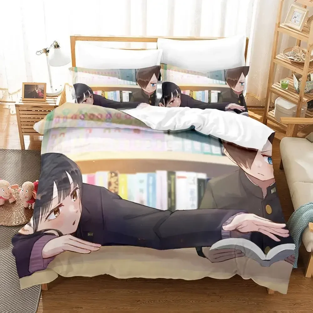 

3d Print Anime The Dangers in My Heart Bedding Set Single Twin Full Queen King Size Bed Set Adult Kid Bedroom Duvet cover Sets