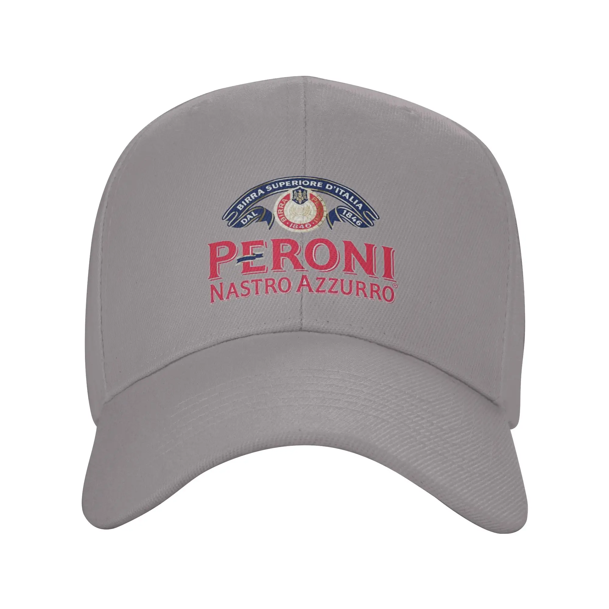Hot Sale Peroni Nastro Azzurro Classic Logo Baseball Cap  Washable Caps For Women  Camping Picnic Caps For Women