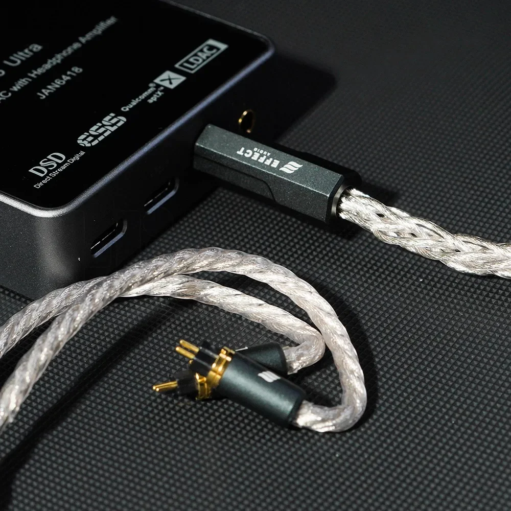 Effect Audio Signature Series II Cadmus II 8 Wires Earphone Cable 2Pin0.78 ConX Interchangeable Connector Professional IEM Cable