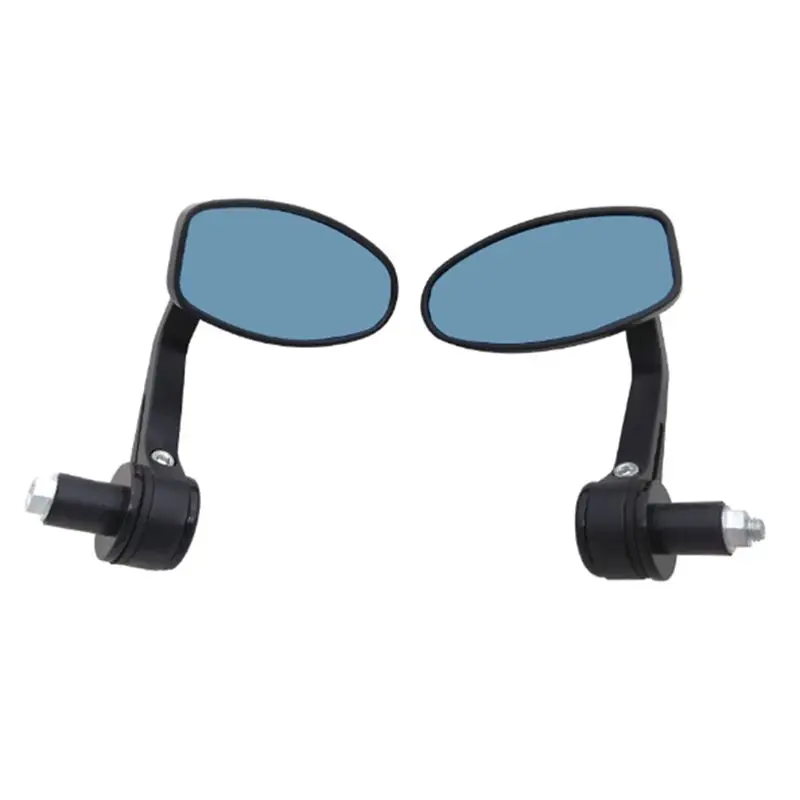 AU16-Motorcycle Rearview Mirrors Handlebar Rear View Mirror For Motorcycle 22MM Handlebars