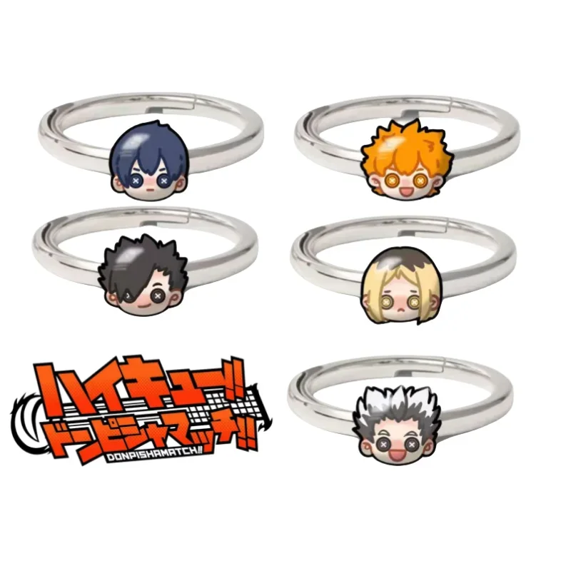 

Haikyuu!! Adjustable Couple Ring Jewelry Cartoon Animation Original Peripheral Kageyama KozumeKENMAS Hinata Shoyo Birthday Gift