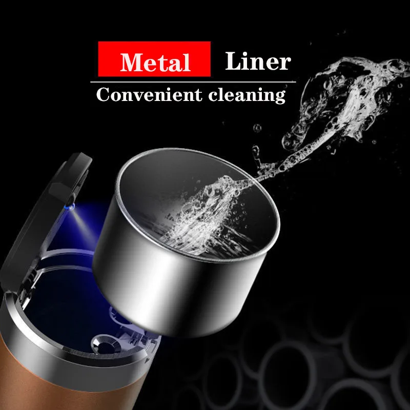 منفضة سجائر السيارة مع ضوء LED أزرق مناسبة لـ LYNK & CO 01 900 02 03 PHEV 05 06 07 08 09 EM-P Z10 Z20 ملحقات السيارة الداخلية #2