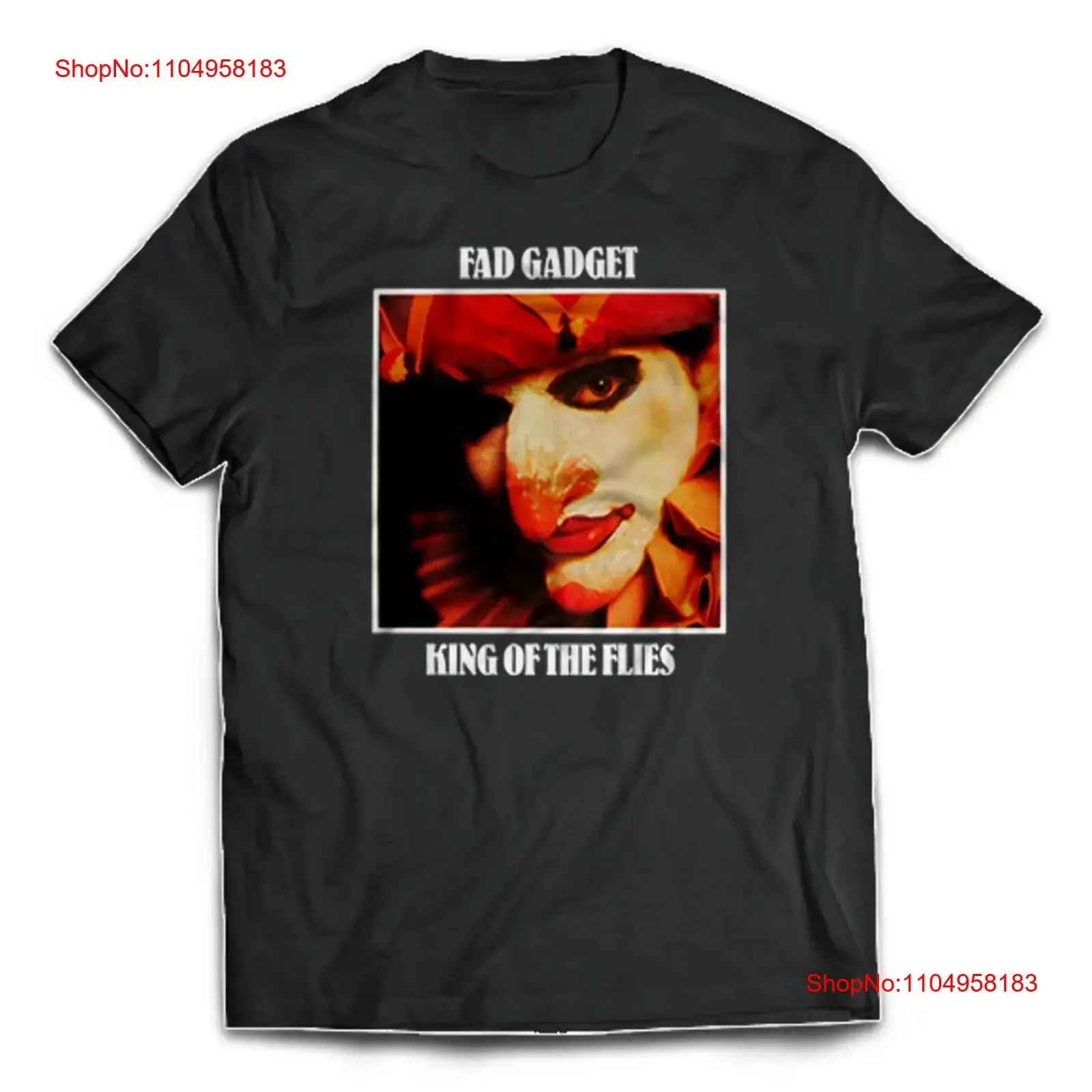 

Fad Gadget King of the Flies T Shirt vintage Washed Soft Stretched Top For Everyday Wear Breathable Versatile graphic Casual