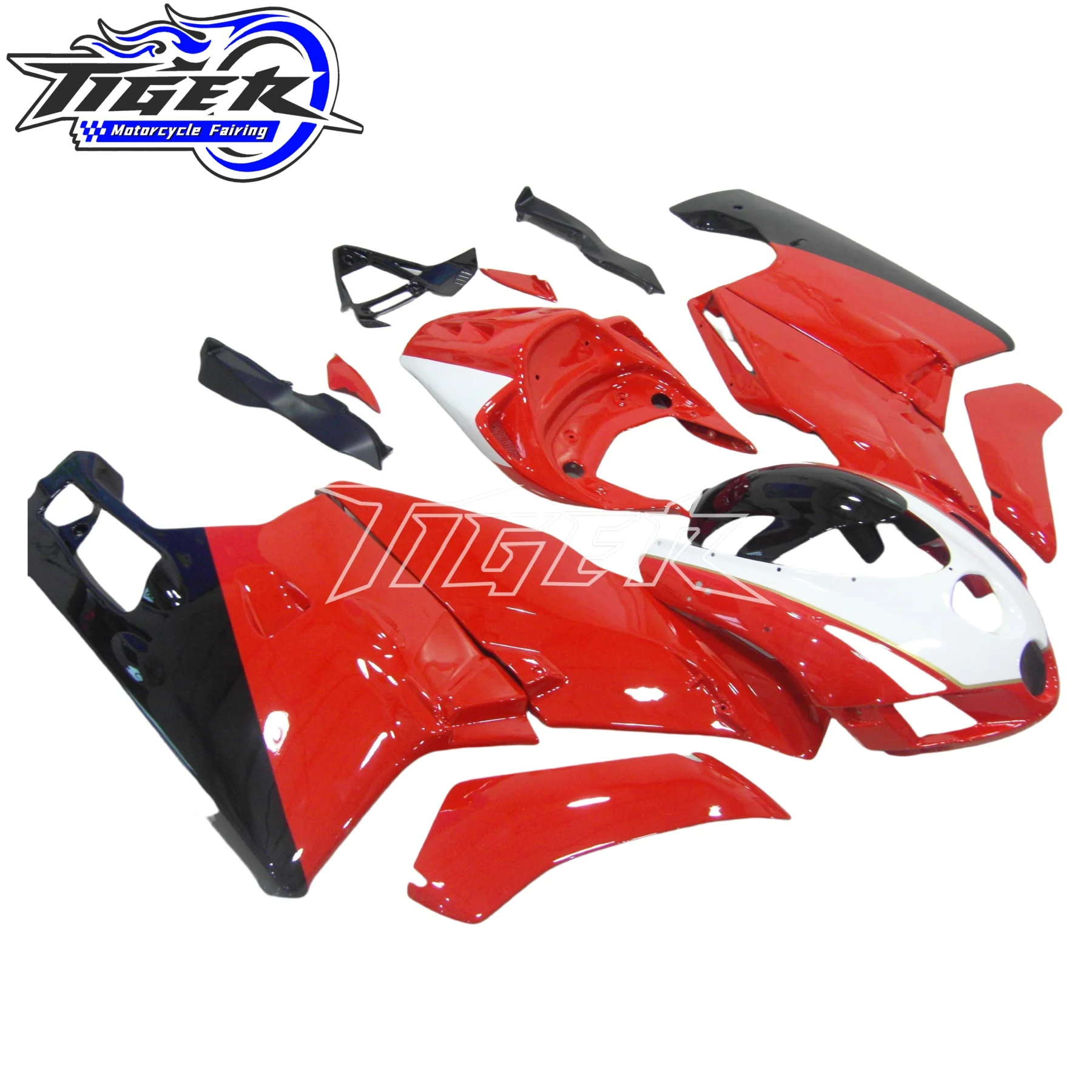 ل Ducati 749 999 2003 2004 2005 2006 03 04 05 06 دراجة نارية هيكل السيارة مجموعة حقن قالب ABS البلاستيك مجموعة Fairings كاملة