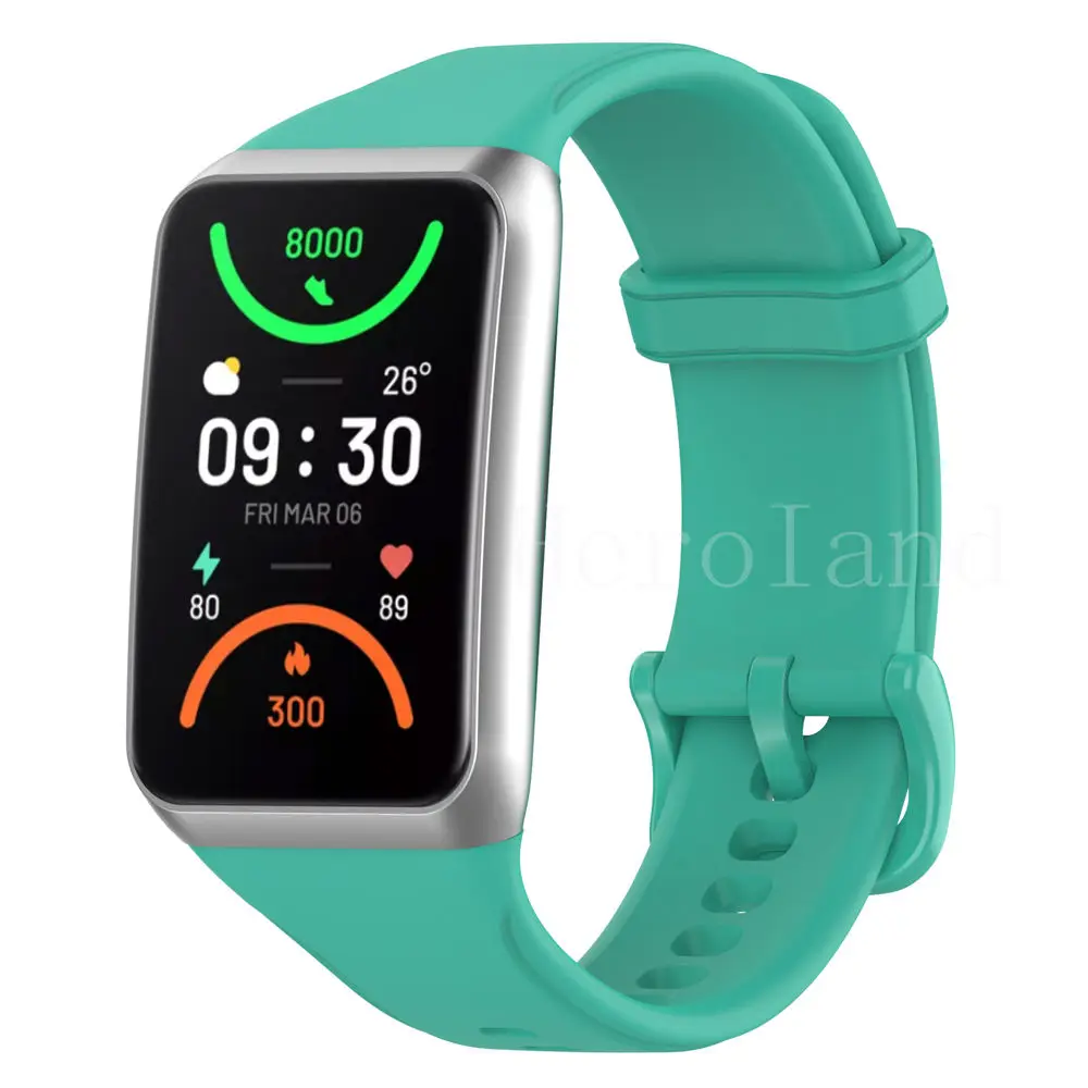 Watchband Soft Silicone Watchbands For OPPO Band 2 Original SmartWatch Band Strap for oppo band2 Bracelet Wristband Watchstrap