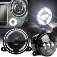 4Inch Led Fog Lights 30W Yellow White Halo Ring DRL Off Road Fog Lamp For Jeep Chevrolet Wrangler JK TJ LJ Dodge Journey Niva