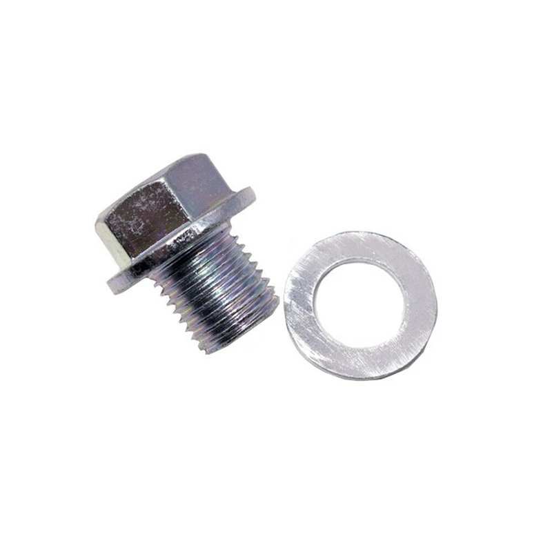 1 Set 90009-R70-A00 Engine Oil Pan Drain Bolt Plug With Washer & 1 Pcs Air Intake Temperature Sensor